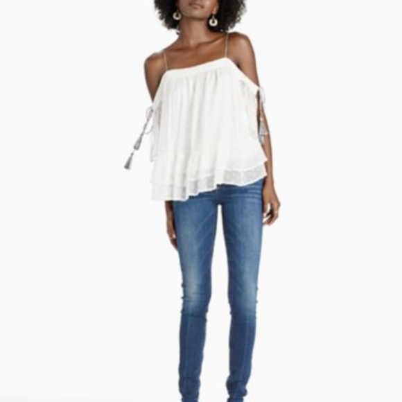 LUCKY BRAND CLIP DOT COLD SHOULDER NWT - Picture 2 of 4